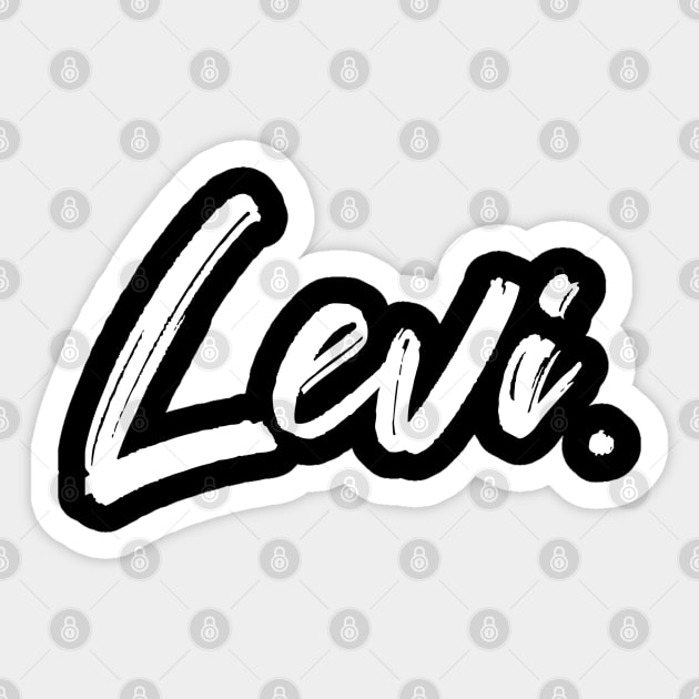 Name Levi Sticker by CanCreate